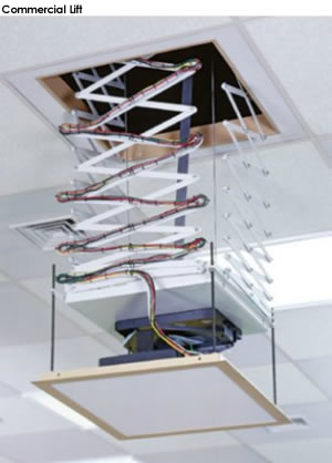 LP Morgan commercial Projector Lift